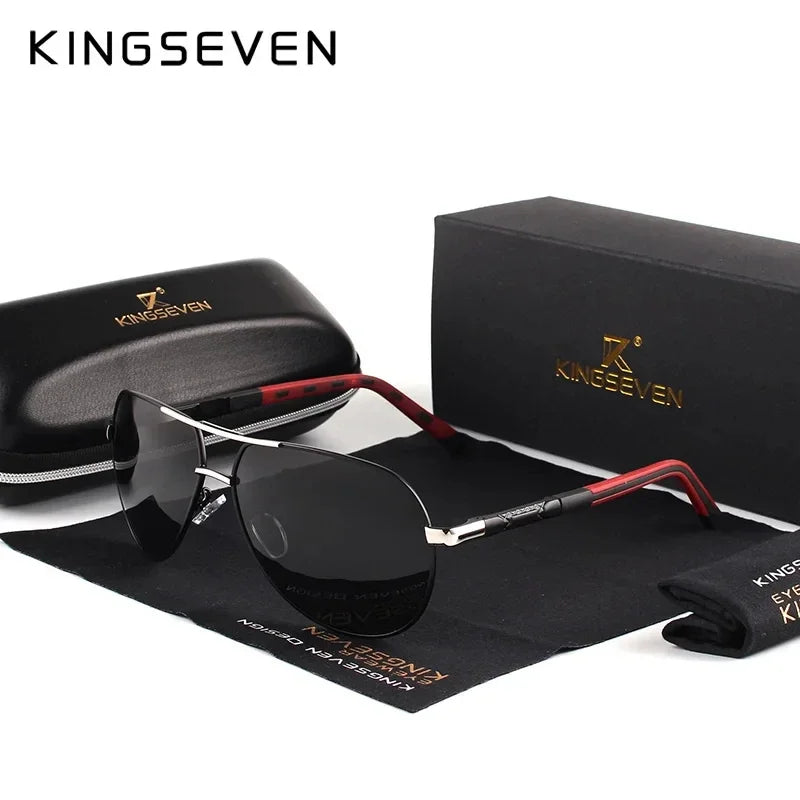 New Fashion Men’S Sunglasses High Quality Aluminum Luxury Retro Functional Glasses Women Pilot Accessory Eyewear