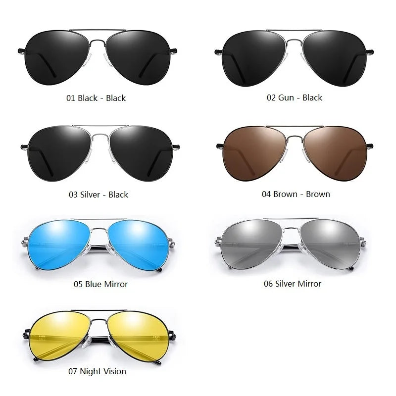 Classic Men Women Polarized Sunglasses Men'S Driving Sun Glasses Pilot Brand Designer Vintage Shades Male Fashing Goggles UV400