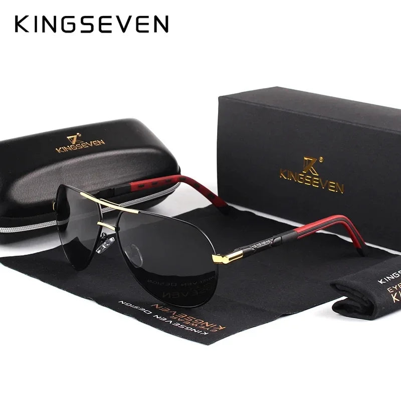 New Fashion Men’S Sunglasses High Quality Aluminum Luxury Retro Functional Glasses Women Pilot Accessory Eyewear