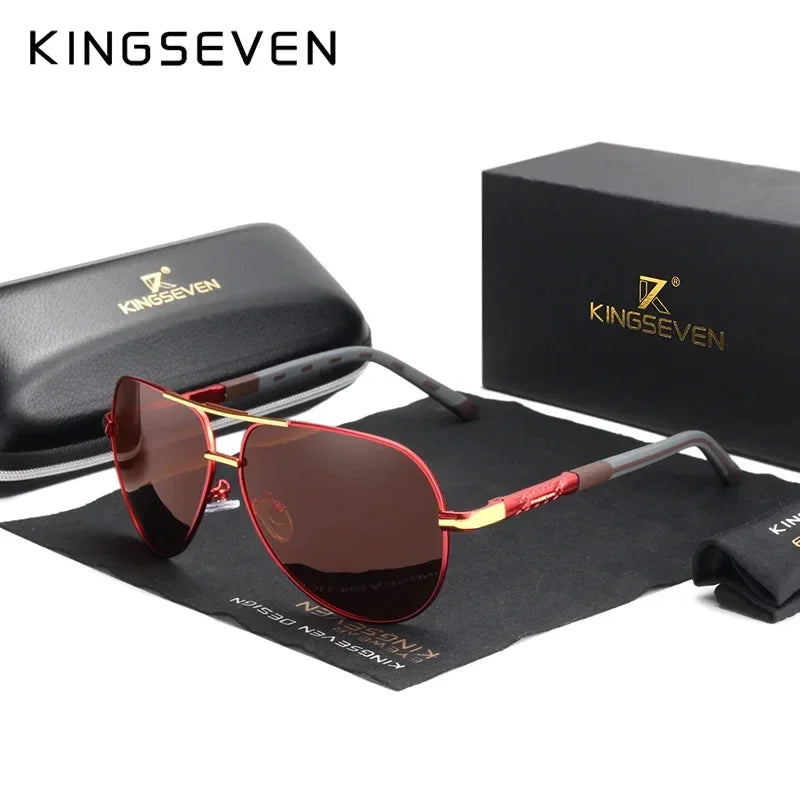 New Fashion Men’S Sunglasses High Quality Aluminum Luxury Retro Functional Glasses Women Pilot Accessory Eyewear