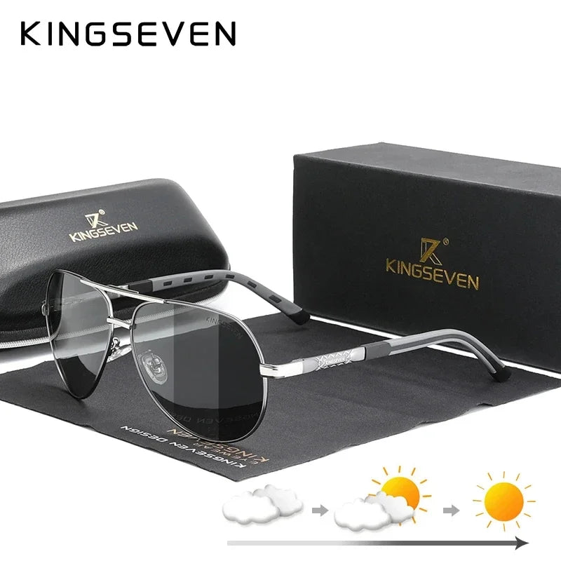 New Fashion Men’S Sunglasses High Quality Aluminum Luxury Retro Functional Glasses Women Pilot Accessory Eyewear