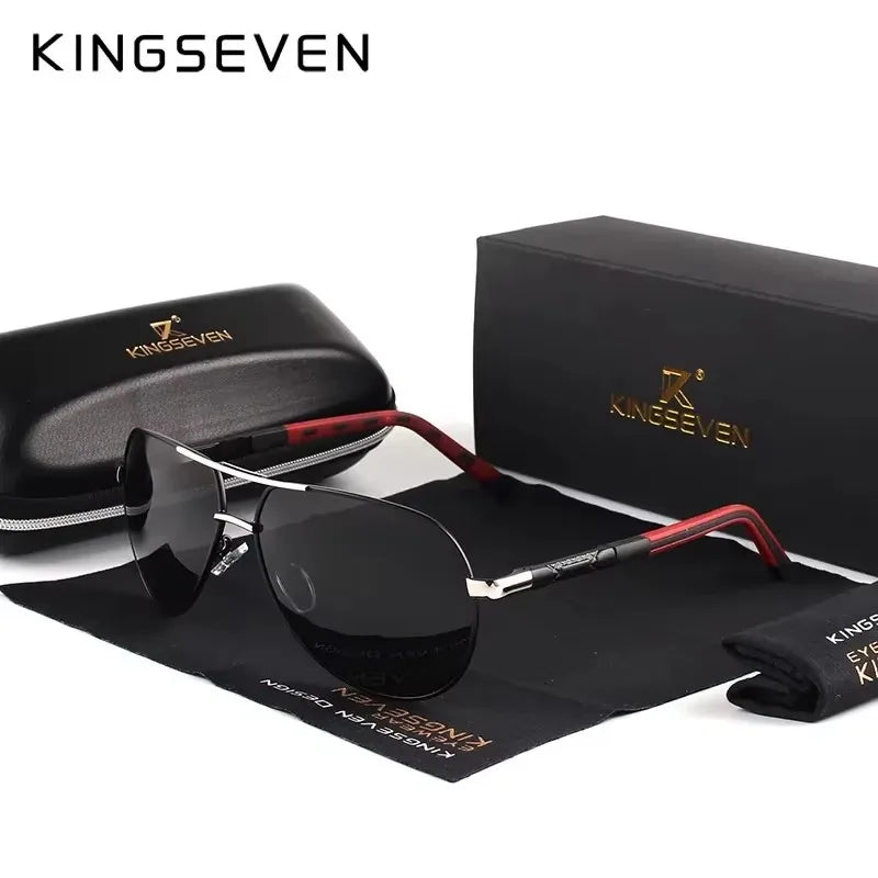New Fashion Men’S Sunglasses High Quality Aluminum Luxury Retro Functional Glasses Women Pilot Accessory Eyewear
