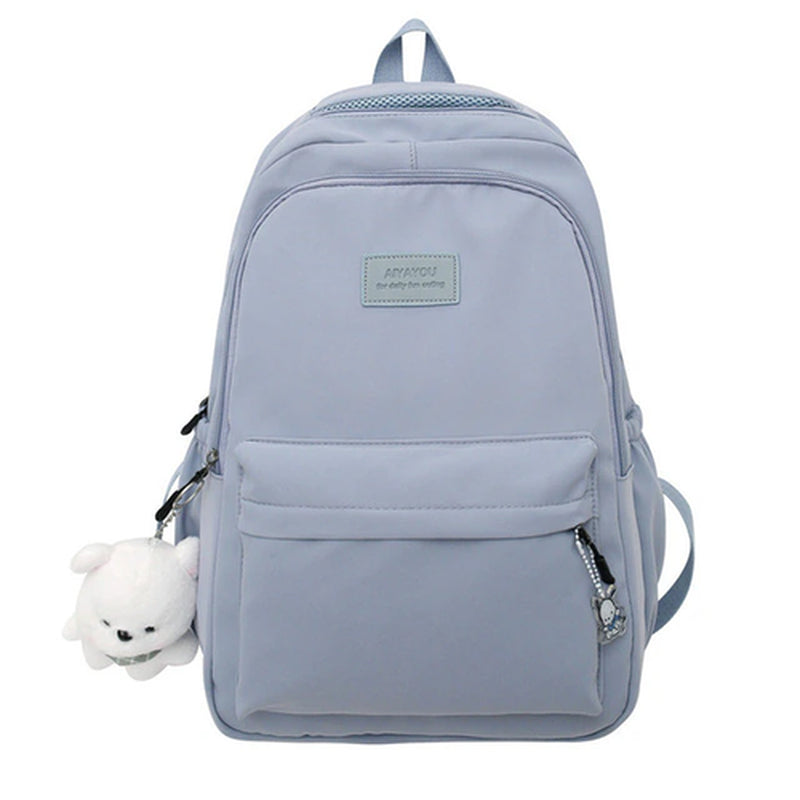 Women Nylon Cute Backpack Student College School Bag Backpack Ladies Bags