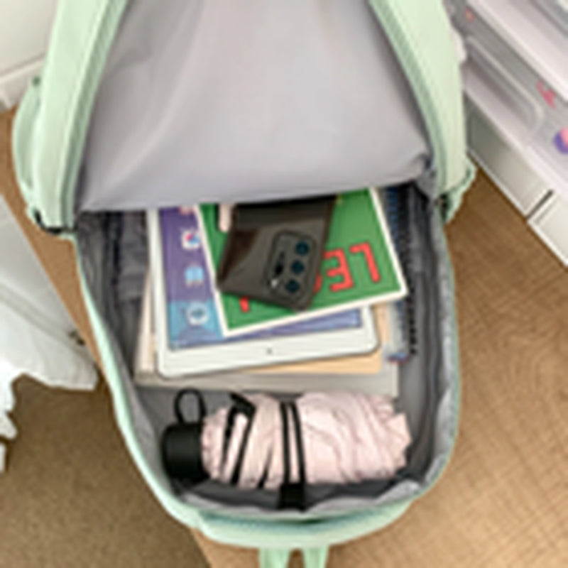 Women Nylon Cute Backpack Student College School Bag Backpack Ladies Bags