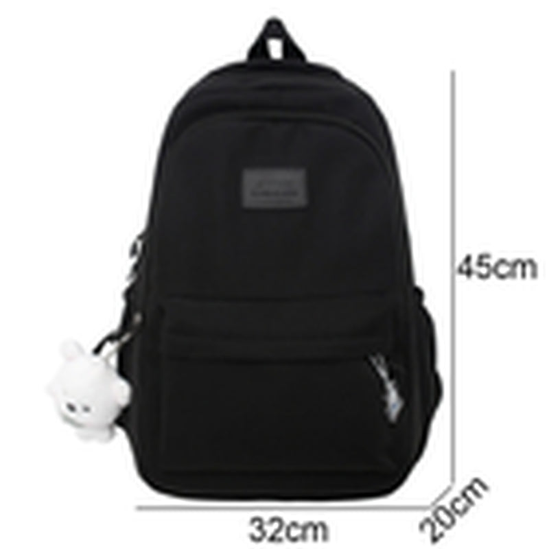 Women Nylon Cute Backpack Student College School Bag Backpack Ladies Bags