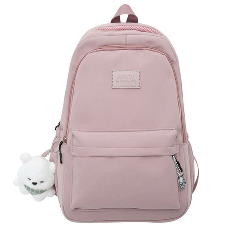 Women Nylon Cute Backpack Student College School Bag Backpack Ladies Bags